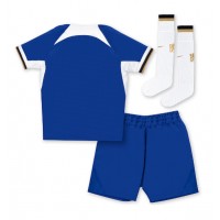 Koszulka piłkarska Chelsea Strój Domowy dla dzieci 2023-24 tanio Krótki Rękaw (+ Krótkie spodenki)